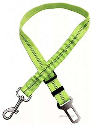 Dog Seat Belt Harness Leash Adjustable Dog Cat Safety Leads Harness for Pets Heavy Duty Pet Leash for Daily Use Yellow