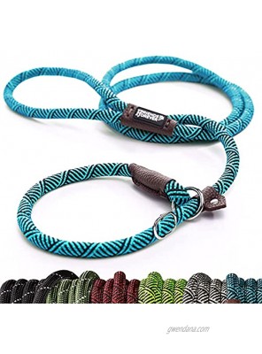 Durable Dog Slip Rope Leash Mountain Climbing Rope Lead Strong Sturdy Comfortable Leash Supports The Strongest Pulling Large Medium Dogs 6 feet