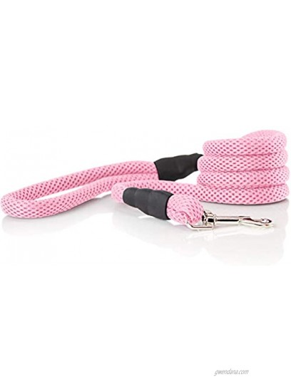 Gooby Mesh Leash 4 FT Breathable Mesh 4 Foot Dog Leash for Small Dogs with Bolt Snap Clasp On The Go Dog Leashes for Small Dogs and Dog Leashes for Medium Dogs to Large Dogs for Everyday Use