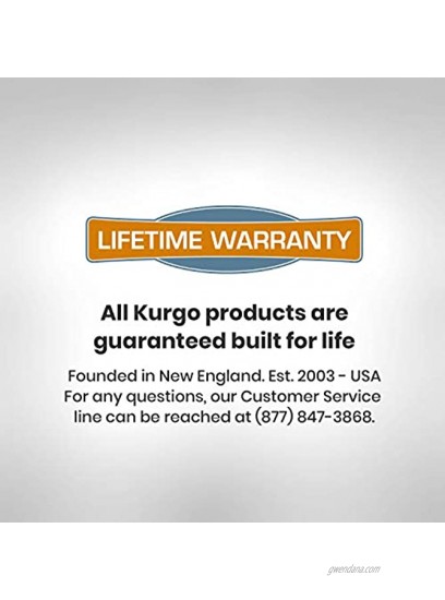 Kurgo Auto Zipline for Dogs Adjustable Dog Safety Belt Leash Pet Seat Belt Tether Reduce Distracted Driving Includes Zip Line Leash and Carabiner Clips 6 feet