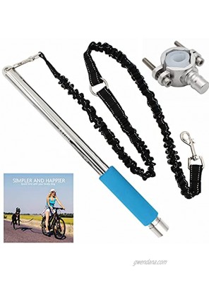 ODIER Bike Dog Leash Quick Release Bicycle Dog Exerciser Leash 500-lbs Pull Strength