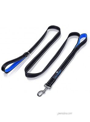 Paw Lifestyles Heavy Duty Dog Leash 2 Handles Padded Traffic Handle for Extra Control 7ft Long Perfect Leashes for Medium to Large Dogs