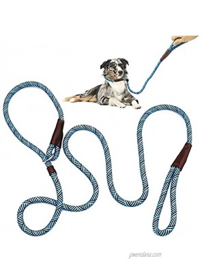 6FT Slip Lead Dog Leash,Strong Nylon Rope Leash,No Pull Nylon Training Leash for Small Medium Large Dogs