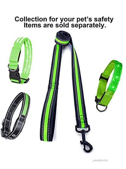 Tekkery Reflective Dog Leashes,6 FT 4 FT Strong and Durable Traditional Style Leash with Easy to Use Collar Hook,Nylon Pet Training Traction Rope for Small Medium Large Dogs