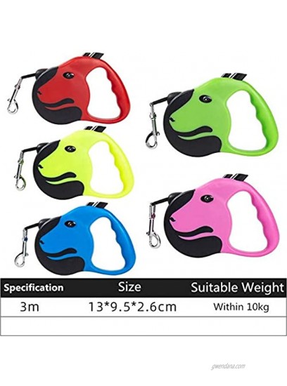 Automatic Retractable pet Leash （11.5FT） for Medium-Small Cats and Dogs 360° Tangle-Free Heavy Walking Leash with Non-Slip Handle Suspension and Locking Nylon Cloth Blue