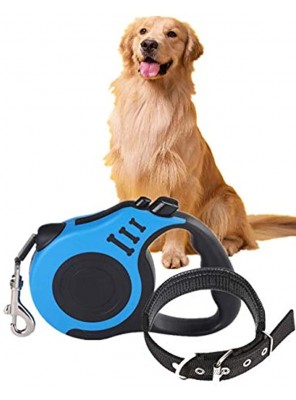 Famous TikTok Retractable Dog Leash and Collar;16FT Strong Pet Dog Leash with Collar;for Small Medium Dogs & Cats 0.59