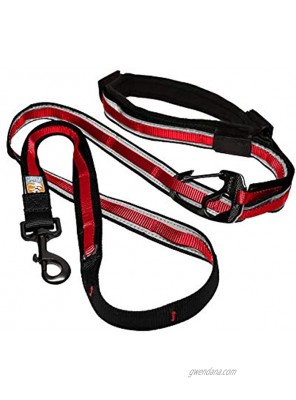 Kurgo 6 in 1 Quantum Leash Hands Free Leash for Dogs Running Belt Lead Crossbody & Waist Belt Style Reflective Carabiner Clip Padded Handle For Training Hiking or Jogging 6 colors