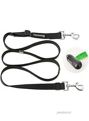 Vexong Dog Leash Dual Hooks 4 to 8 FT Length Adjustable Retractable for Small Dogs Puppy Super Light Strong Durable Walking