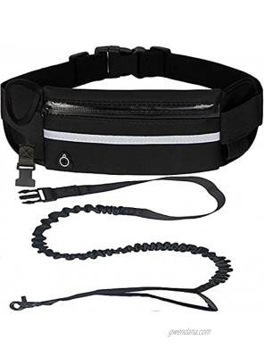 Hands Free Dog Leash Waist Leash Belt with Handles and Bungee for Small Medium Dog Running Waist Leash Dogs