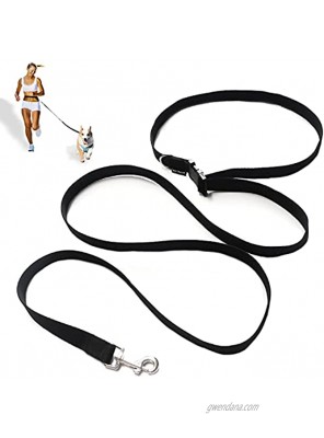 PETPAYA 8ft Adjustable Hands-Free Dog Leash Multi-Function Easy Control for Large and Medium Dogs Jogging Training Hiking Walking Running