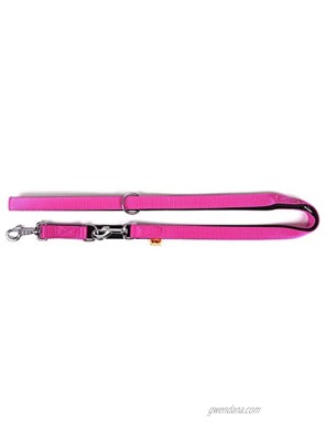Dingo Dog Leash Extension Handmade Pink with Black Contrast 14640