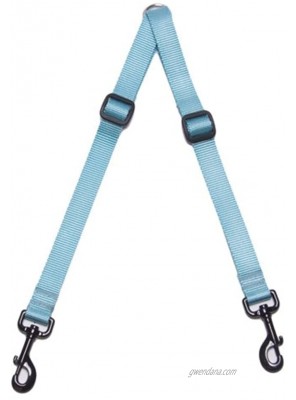 Max & Zoey 3 4-Inch Wide Walking Coupler Large Sky Blue