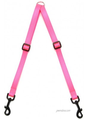 Max & Zoey 3 4-Inch Wide Walking Coupler Medium Hot Pink