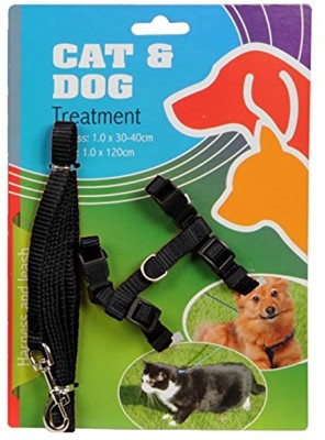 Pet Treatment 30-40 cm Harness with 120 cm Leash for Dogs Cats