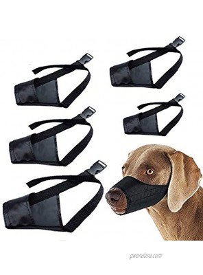 BARKLESS Dog Muzzles Suit for Small Medium Large Extra Large Dogs to Prevent Barking Biting and Chewing Adjustable Breathable