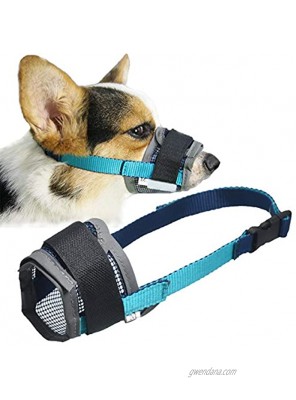 LUCKYPAW Dog Muzzle to Anti Biting Barking Chewing Adjustable for Small Medium Large Dogs