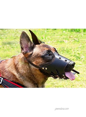 None Brand Dog Muzzle Breathable Basket Muzzles for Small Medium Large and X-Large Dogs Stop Biting Barking and Chewing Best for Aggressive Dogs S