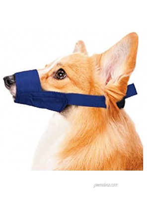 Nylon Quick Muzzle for Dogs Medium Blue