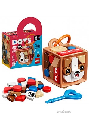 LEGO DOTS Bag Tag Dog 41927 DIY Craft and Decorations Kit; Perfect Creative Gift for Kids Who Like to Make Their Own Bag Tag Accessories New 2021 84 Pieces