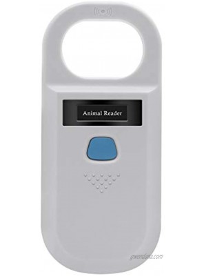 Pet Microchip Reader Scanner RFID EMID Animal Handheld Reader Pet ID Chip Scanner Pet Tag Scanner with High Brightness OLED Display for Dog Cat Pet Tracking and Management
