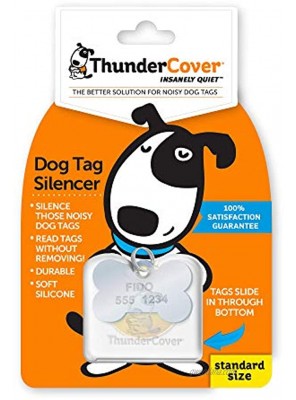 ThunderCover Dog Tag Silencer Clear