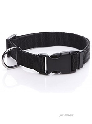 Adjustable Nylon Dog Collar Durable pet Collar 1 Inch 3 4 Inch 5 8 Inch Wide for Large Medium Small Dogs