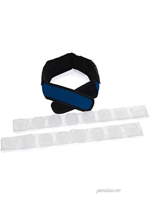 FlexiFreeze Cooling Collar Neck Cooling Ice Wrap Navy Blue