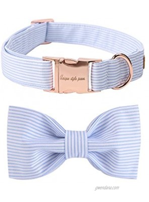 Unique Style Paws Pet Soft &Comfy Bowtie Dog Collar and Cat Collar Pet Gift for Dogs and Cats 6 Size and 7 Patterns