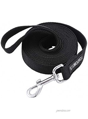 Siumouhoi Strong Durable Nylon Dog Training Leash 1 Inch Wide Traction Rope 6 ft 10ft 15ft Long for Small and Medium Dog