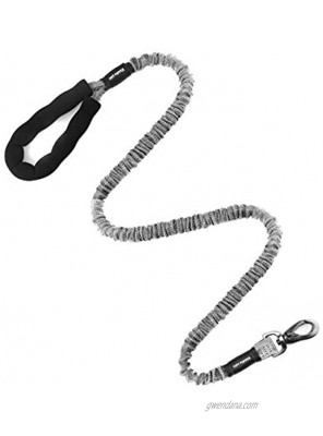 Tuff Pupper Dog Training Leash Comfortable Handle Bungee Cord | Heavy Duty Zinc Alloy Hardware | Perfect Training Lead for Medium to Large Dogs