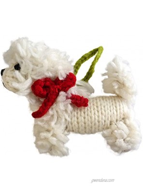 Chilly Dog Bichon Frise Dog Ornament
