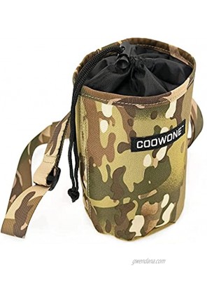 COOWONE Treat Bag Waist Puppy Treat Pouch Durable 1000D Oxford Material Drawstring Dog Treat Holder with Waist Belt Easily Carries Pet Toys Kibble Dog Training Treats for Walking Training
