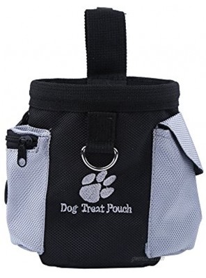 Dog Puppy Treat Bag Pouch Waterproof Training Bag with Built-in Waste Bags Dispenser for Dog Training Walking