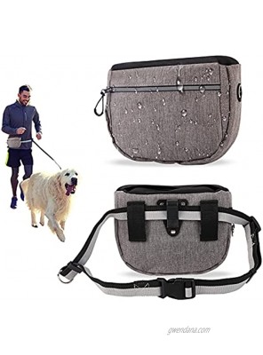pampum Pets Treat Training Pouch Dogs Walking Bag Auto Closing Treat Training Bag with Collapsible Dog Bowl Easily Carries Pet Toys Kibble Treats – Built-in Poop Bag Dispenser