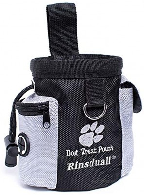 Rinsduall Dog Training Bag Dog Treat Pouch for Training Hands Free Treat Bag Dog Training Treat Waist Bag