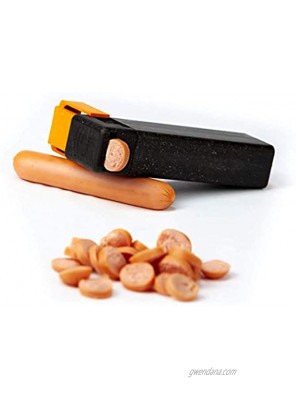 Train'N'Treat Dog Treat Dispenser Combines a Subtle Clicking Sound with Offering a Treat Max. Diameter 3 4 in a Clean and Safe Way Easy 1 Hand Operation Slices Small Hot Dogs etc. into Treats