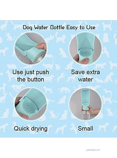 VISICASA Dog Training Kit with Dog Water Bottle for Walking,Travel,Large Capacity Dog Treat Training Pouch with Portable Foldable Leakproof Dog Water Bottle，for Dogs Pets Cats