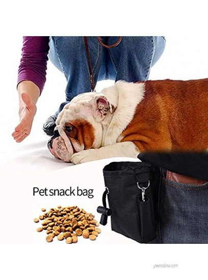 Yutiny Pet Treat Bag Dog Obedience Training Waist Pouch Pet Reward Drawst Closure Pouch Bait Bag Dog Treat Carrier Holder Food Snack Small Items Storage Bags