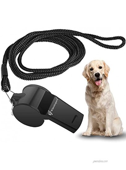 Dog Whistle with Free Lanyard Stainless Steel Effective Way of Training Professional Dog Whistles to Stop Barking