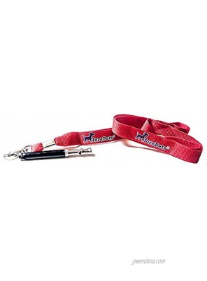 forepets Dog Training Whistle with Red Lanyard to Stop Barking. Professional Silent Adjustable Ultrasonic Tool to Train and Control Poppy Bark