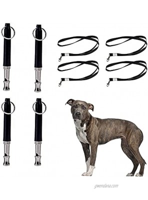 HACRAHO Dog Whistle 1 PCS Dog Training Whistle with Black Lanyard Dog Whistles for Recall Tricks and to Stop Barking for Dog Training