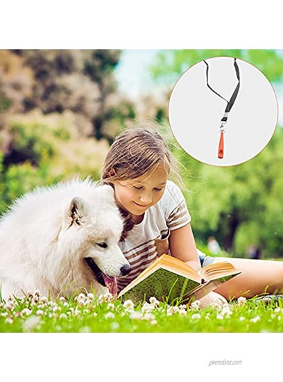 ROLLMOSS 5 Pcs Dog Whistle to Stop Barking Neighbors Dog High Pitch Plastic Dog Whistle to Make Dogs Come to You Silent Dog Whistle Professional Dog Whistle Training with Lanyards and Key Rings