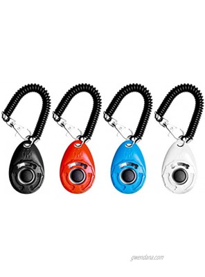 EcoCity 4-Pack Dog Training Clicker with Wrist Strap
