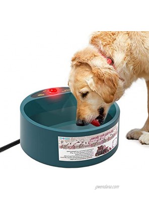 PETLESO Heated Pet Bowl Heating Dog Water Bowl for Dogs Cats Rabbits Chickens