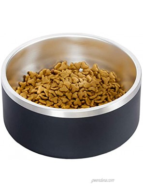 Premium 304 Stainless Steel Dog Bowls Heavy Non Slip Dog Bowl XLarge Pet Feeder and Water Bowl No Spill