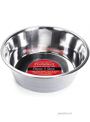 Proselect Stainless Steel Classic Dog Bowl 5-Quart