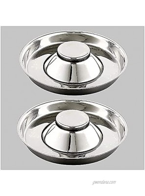 Puppy Bowls 2 Puppy Dish Dog Bowl Puppy Weaning Pets Feeder Bowl --- or for Neater Feeder Large Dog