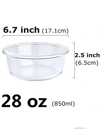 LORVOR Rasied Glass Bowl Cat&Dog Food Water Basic Bowl with Elevated Stand Protect Neck Joints Pet Feeding Bowls Easy to Clean Healthy Eating