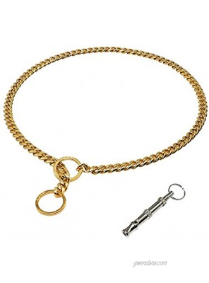 Didog Luxury Titan Choke Chain Collar,Dog Training Collars,Best for Pit Bull Doberman,Mastiff Bulldog