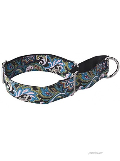 EXPAWLORER Martingale Collars for Dogs Adjustable Training Heavy Duty Nylon Collar for Walking Hiking Running with Pattern for Medium to Large Dog